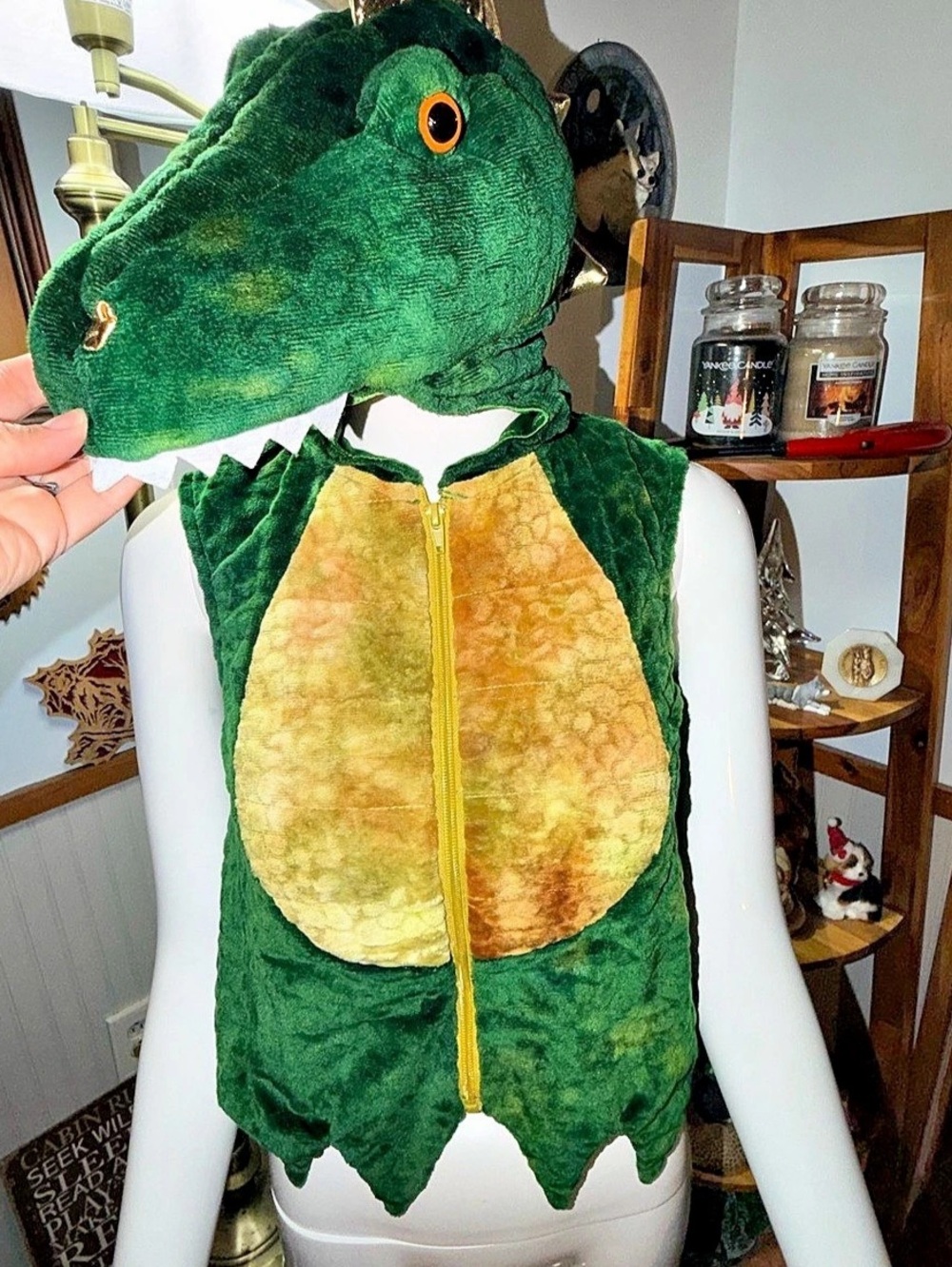 Dream Imagine Dinosaur Costume Green Boys 4T u